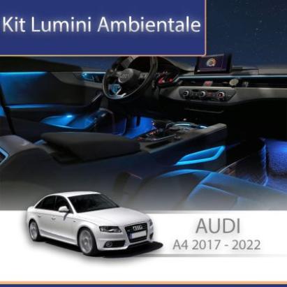 Lumini ambientale Audi A4 A5 2017-2022 set complet control telefon sau sistem original CarStore Technology