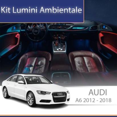 Lumini ambientale Audi  A6 RS6 C7 2012-2018 set complet control telefon sau sistem original CarStore Technology