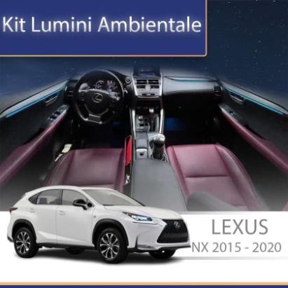Lumini ambientale Lexus NX 2015-2021 set complet control telefon sau sistem original CarStore Technology
