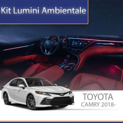 Lumini ambientale Toyota Camry 2018-2022 set complet control telefon sau sistem original CarStore Technology