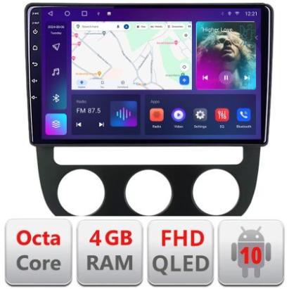 Navigatie VW Golf 5 2004-2010 clima automatica Android radio gps internet quad core 4+64 carplay android auto KIT-golf5-automatic+EDT-E310v3 CarStore Technology