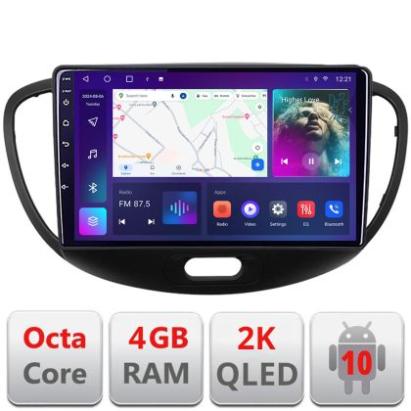 Navigatie HHyundai I10 2007-2013 Android ecran Qled 2K Octa core 4+32 KIT-i10-2007+EDT-E409-2K CarStore Technology