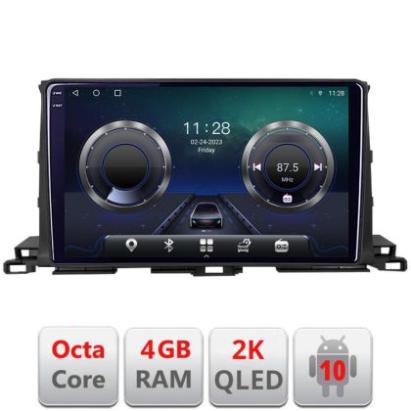 Navigatie Toyota Highlander 2013-2018 Android ecran Qled 2K Octa core 4+32 KIT-highlander13+EDT-E410-2K CarStore Technology