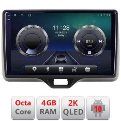 Navigatie Toyota Yaris 2020- Android ecran Qled 2K Octa core 4+32 kit-yaris2020+EDT-E410-2K CarStore Technology