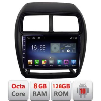 Navigatie Mitsubishi ASX 2017-2021 model facelift Android radio gps internet Octa Core 8+128 LTE Kit-026-facelift+EDT-E609 CarStore Technology