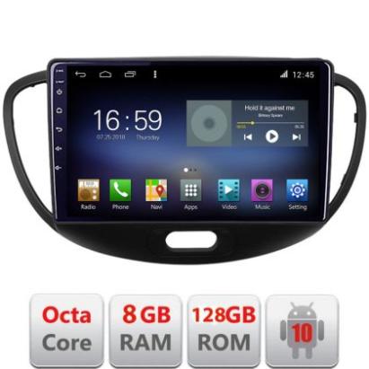 Navigatie HHyundai I10 2007-2013 Android radio gps internet Octa Core 8+128 LTE KIT-i10-2007+EDT-E609 CarStore Technology
