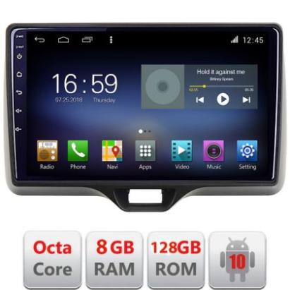 Navigatie Toyota Yaris 2020- Android radio gps internet Lenovo Octa Core 8+128 LTE kit-yaris2020+EDT-E610 CarStore Technology