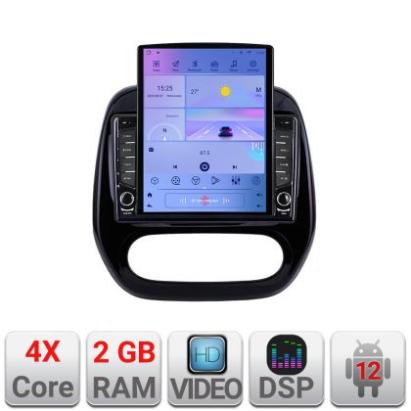 Navigatie Renault Captur 2013-2020 Android radio gps internet quad core 2+32 ecran vertical 9.7" KIT-captur-v2+EDT-E708 CarStore Technology