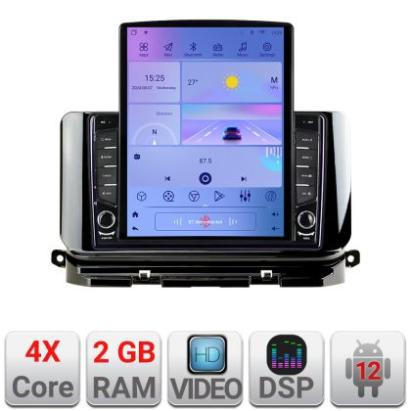 Navigatie Skoda Octavia 4 2020-2024 Android radio gps internet quad core 2+32 ecran vertical 9.7" KIT-octavia4+EDT-E708 CarStore Technology