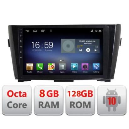 Navigatie NISSAN QASHQAI F-353 Octa Core cu Android Radio Bluetooth Internet GPS WIFI DSP 8+128GB 4G CarStore Technology