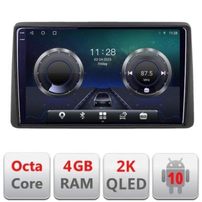 Navigatie Dacia Duster 2018- C-199 Android Octa Core Ecran 2K QLED GPS 4G 4+32GB 360 KIT-199+EDT-E410-2K v1 CarStore Technology