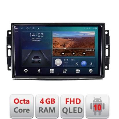 Navigatie Chrysler Jeep B-202 Android Ecran QLED octa core 4+64 carplay android auto KIT-202+EDT-E310V3 v3 CarStore Technology