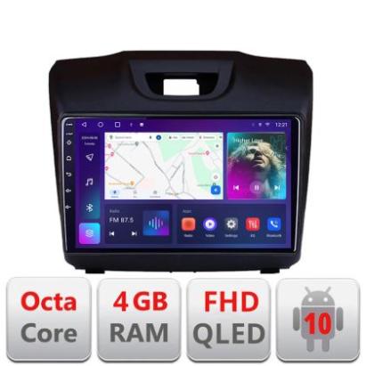Navigatie Isuzu D-Max Quad Core B-2234 Android Ecran QLED octa core 4+64 carplay android auto KIT-2234+EDT-E309V3 v1 CarStore Technology
