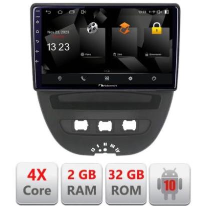 Navigatie Citroen C1 Peugeot 107 Toyota Aygo 2005-2014 Android Ecran 720P Quad Core 2+32 carplay android auto v1 CarStore Technology