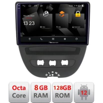Navigatie Citroen C1 Peugeot 107 Toyota Aygo 2005-2014 Android radio gps internet octa core 8+128 carplay android auto v2 CarStore Technology