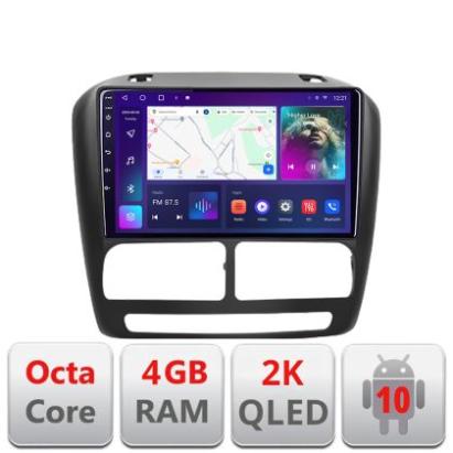 Navigatie Fiat Doblo 2010-2017 si Opel Combo 2010-2017 Android Octa Core Ecran 2K QLED GPS 4G 4+32GB 360 KIT-DOBLO10+EDT-E409-2K v1 CarStore Technology