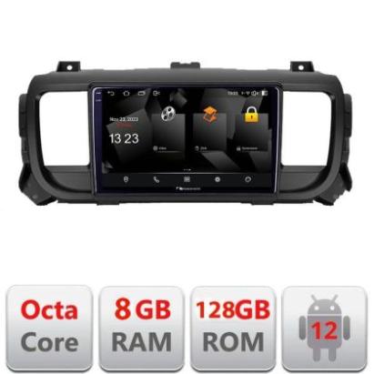 Navigatie Citroen Jumpy Toyota Proace Peugeot Traveller 5960Pro-jumpy16 Android Octa Core Qualcomm 2K Qled 8+128 DTS DSP 360 4G Optical v3 CarStore Technology