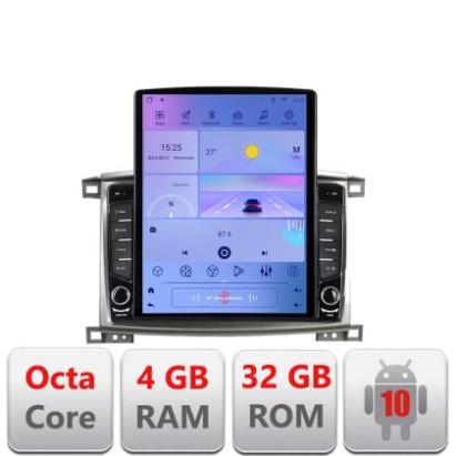 Navigatie Toyota Land Cruiser L100 2002-2008 G-l100 ecran tip TESLA 9.7" cu Android Radio Bluetooth Internet GPS WIFI v1 CarStore Technology