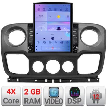 Navigatie Opel Movano, Renault Master 2010-2021 Android radio gps internet quad core 2+32GB ecran vertical 9.7" Kit-mo v2 CarStore Technology