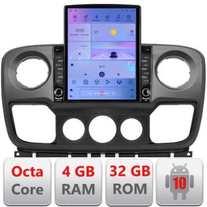 Navigatie Opel Movano, Renault Master 2010-2021 Android radio gps internet Lenovo Octa Core 4+64GB 9.7" tip Tesla LTE v2 CarStore Technology