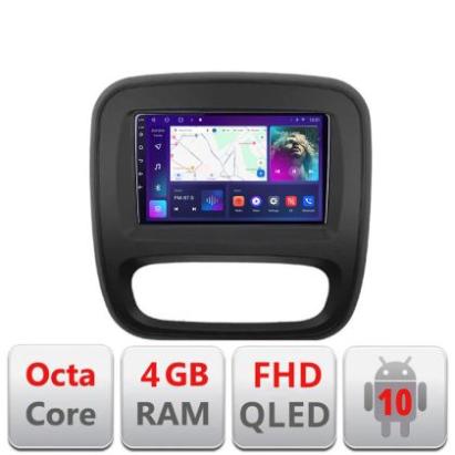 Navigatie Renault Trafic 2014-2017 B-rt09 Android Ecran QLED octa core 4+64 carplay android auto kit-rt09+EDT-E309V3 v2 CarStore Technology