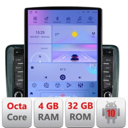 Navigatie VW PQB H-vw ecran tip TESLA 9.7" cu Android Radio Bluetooth Internet GPS WIFI 4+32GB DSP 4G Octa Core v1 CarStore Technology