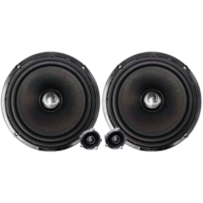 Kit de difuzoare pe 2 căi VW 6” (160 mm) cu filtre si cabluri plug & play 60W RMS/120W MAX 4Ohm Phoenix Gold ZDSW6CS v1 CarStore Technology