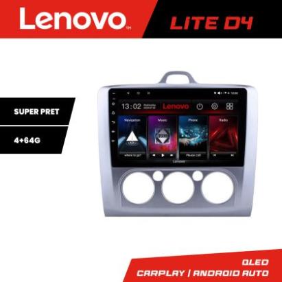Navigatie Ford Focus 2 Manual Lenovo Kit-140-manual 4+64 GB Android Waze USB Navigatie Internet Youtube Radio CarStore Technology