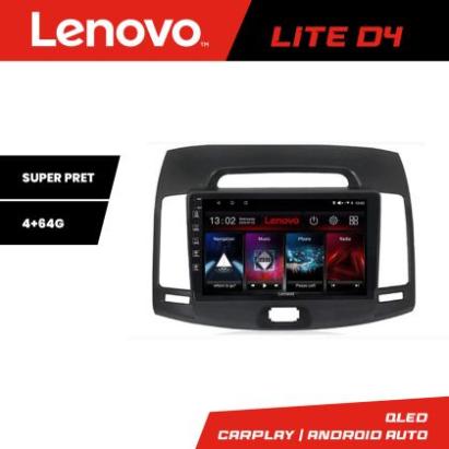 Navigatie Hyundai Elantra 2007-2011 Lenovo Kit-2009 4+64 GB Android Waze USB Navigatie Internet Youtube Radio CarStore Technology