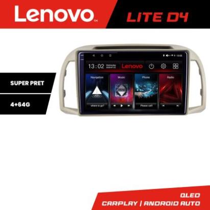Navigatie Nissan Micra 2002-2010 Android radio gps internet 4+64 Lenovo CarStore Technology