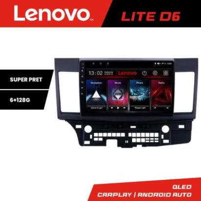 Navigatie Mitsubishi Lancer Lenovo Kit-037 8 core 6+128 GB Android Waze USB Navigatie Internet Youtube Radio CarStore Technology