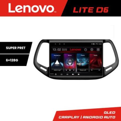 Navigatie Jeep Compass 2017 Lenovo Kit-739 8 core 6+128 GB Android Waze USB Navigatie Internet Youtube Radio CarStore Technology