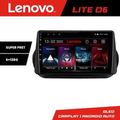 Navigatie Peugeot Bipper, Citroen Nemo, Fiat Qubo 2008-2017 Android radio gps internet 8 core 6+128 Lenovo CarStore Technology