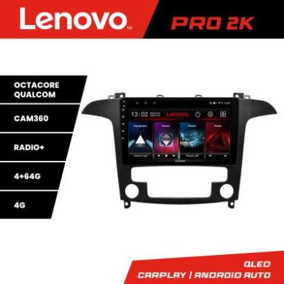 Navigatie Ford S-Max 2008-2012 Lenovo Kit-003 8 core QLED 2K 4+64 360 Android Waze USB Navigatie Internet Youtube Radio CarStore Technology