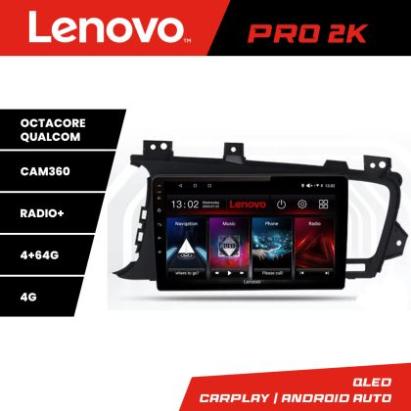 Navigatie Kia Optima 2011-2013 Lenovo Kit-091 8 core QLED 2K 4+64 360 Android Waze USB Navigatie Internet Youtube Radio CarStore Technology