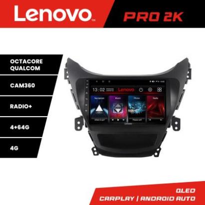 Navigatie Hyundai Elantra 2011-2013 Lenovo Kit-092 8 core QLED 2K 4+64 360 Android Waze USB Navigatie Internet Youtube Radio CarStore Technology