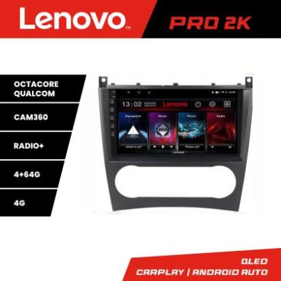 Navigatie Mercedes Clasa C W203 facelift Lenovo Kit-093 cu Android Radio Bluetooth Internet 8 core QLED 2K 4+64 360GB CarStore Technology
