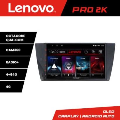 Navigatie BMW Seria 3 E90 Lenovo Kit-095 8 core QLED 2K 4+64 360 Android Waze USB Navigatie Internet Youtube Radio CarStore Technology