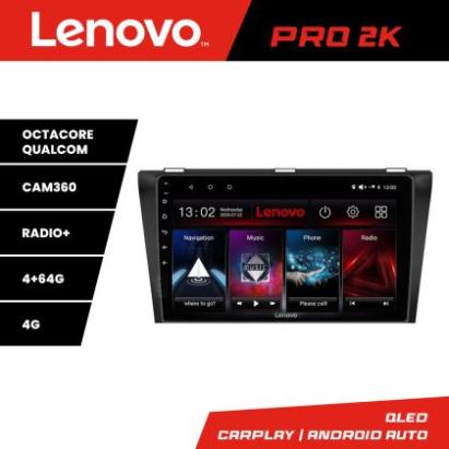 Navigatie Mazda 3 2004-2009 Lenovo Kit-161 8 core QLED 2K 4+64 360 Android Waze USB Navigatie Internet Youtube Radio CarStore Technology