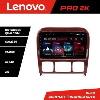 Navigatie Mercedes Clasa S 1998-2005 Lenovo Kit-220 8 core QLED 2K 4+64 360 Android Waze USB Navigatie Internet Youtube Radio CarStore Technology