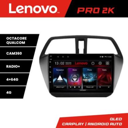 Navigatie Suzuki S-Cross  Lenovo Kit-337 8 core QLED 2K 4+64 360 Android Waze USB Navigatie Internet Youtube Radio CarStore Technology