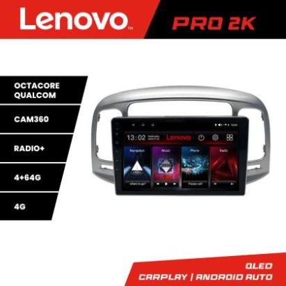 Navigatie Hyundai Accent 2006-2012 Lenovo Kit-ACCENT 8 core QLED 2K 4+64 360 Android Waze USB Navigatie Internet Youtube Radio CarStore Technology