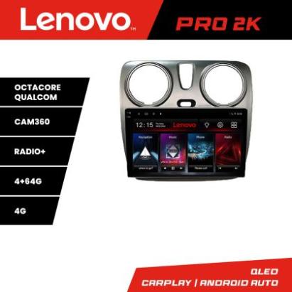 Navigatie Dacia Dokker Android radio bluetooth internet 8 core QLED 2K 4+64 360 RAM Lenovo CarStore Technology