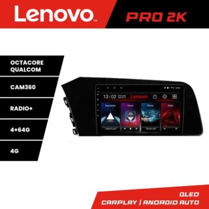 Navigatie Hyundai Elantra 2021- Lenovo Kit-elantra2021 8 core QLED 2K 4+64 360 Android Waze USB Navigatie Internet Youtube Radio CarStore Technology