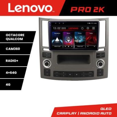 Navigatie Infiniti FX45 2007-2009 Android radio gps internet 8 core QLED 2K 4+64 360 fx45-old+EDT-E209 Lenovo CarStore Technology