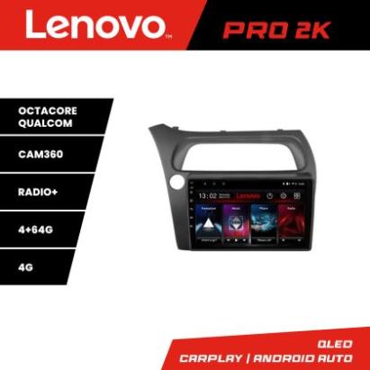 Navigatie Honda Civic Hatchback 2006-2012 Lenovo Kit-hatchback 8 core QLED 2K 4+64 360 Android Waze USB Navigatie Internet Youtube Radio CarStore Technology