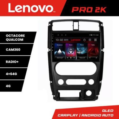 Navigatie Jimny 2007-2016 Lenovo Kit-JIMNY07 8 core QLED 2K 4+64 360 Android Waze USB Navigatie Internet Youtube Radio CarStore Technology