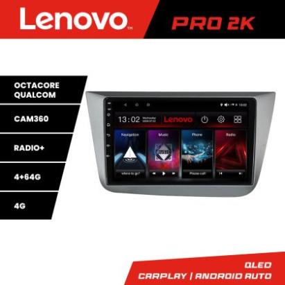 Navigatie Seat Leon 2005-2012 Lenovo Kit-leon05 8 core QLED 2K 4+64 360 Android Waze USB Navigatie Internet Youtube Radio CarStore Technology
