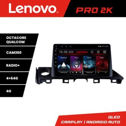Navigatie Mazda 6 2018- Lenovo Kit-MAZDA6-18 8 core QLED 2K 4+64 360 Android Waze USB Navigatie Internet Youtube Radio CarStore Technology