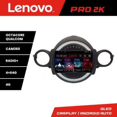 Navigatie Mini 2007-2011 8 core QLED 2K 4+64 360 Android Waze USB Navigatie Internet Youtube Radio Lenovo CarStore Technology